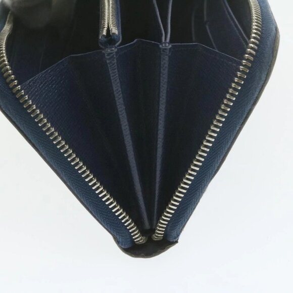 LOUIS VUITTON Epi Zippy Wallet Long Wallet Navy Blue - Picture 9 of 16